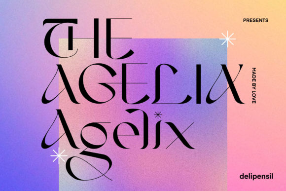 Agelix: A Modern Display Typeface for Digital Branding