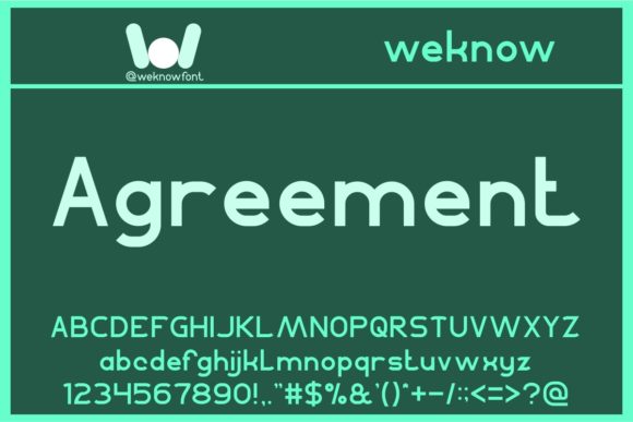 Agreement: The Display Typeface That Stops Scrolling