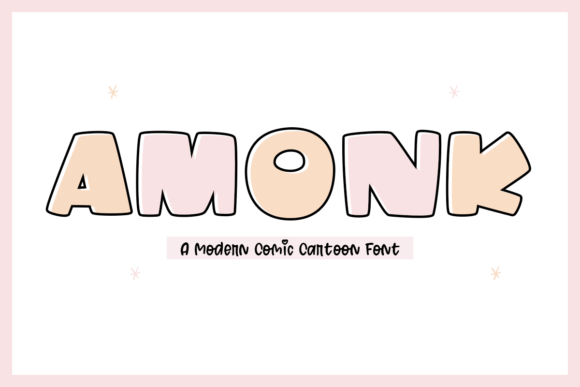 Amonk: The Quirky Display Typeface That Elevates Handmade Goods