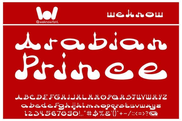 Arabian Prince: A Bold Display Font for Modern Branding