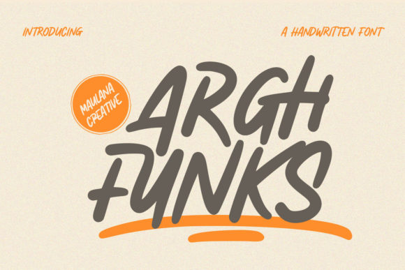 Arghfunks: The Bold Display Typeface for Modern Editorial Design