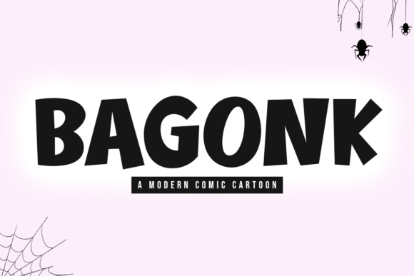 Bagonk: A Bold Display Typeface for Modern Web Design