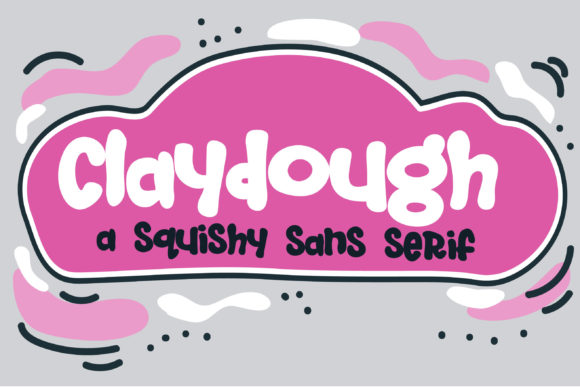Claydough: The Playful Display Font for Youthful Brand Identity