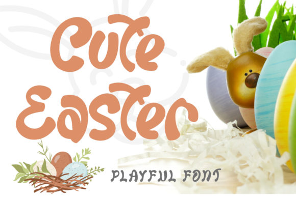 Cute Easter: The Perfect Display Typeface for Seasonal Shop Creations