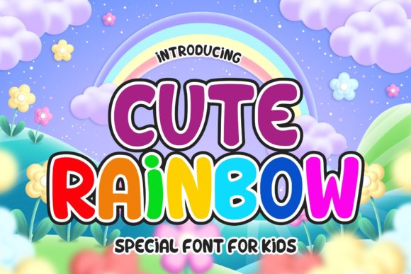 Cute Rainbow: The Perfect Display Typeface for Handmade Shop Branding