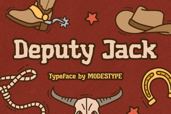 Deputy Jack: A Vintage Display Typeface for Editorial Design