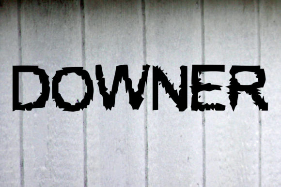 Downer: A Bold Display Typeface for Handmade Product Design