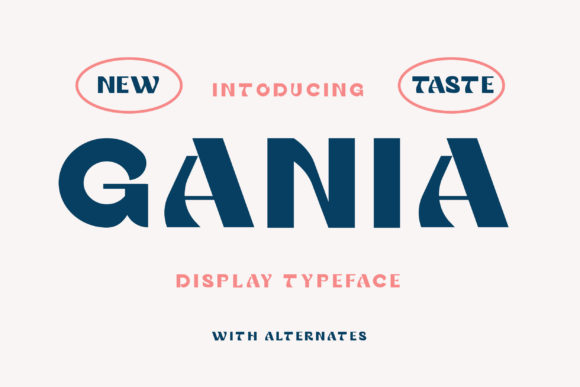 Gania: The Premium Display Typeface for Scroll-Stopping Campaigns