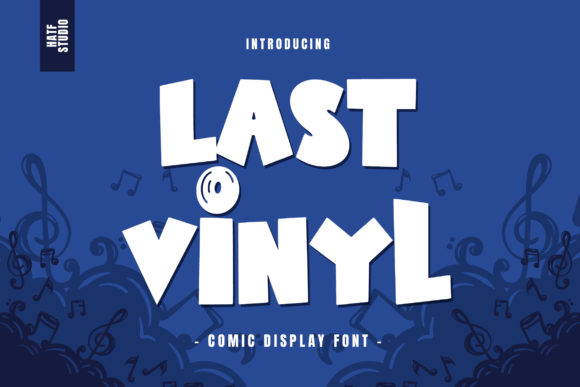 Last Vinyl: The Bold Display Typeface for High-Impact Campaigns