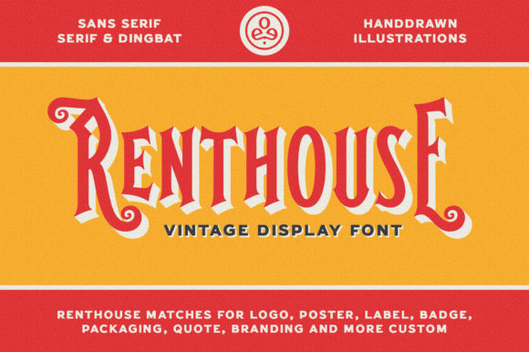 Renthouse: The Retro Display Font for Bold Web Design