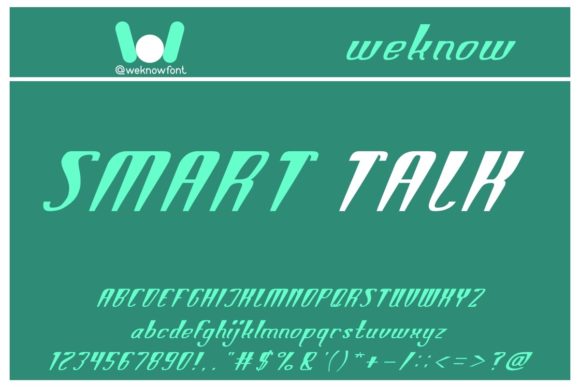 Smart Talk: The Premium Display Font for Handmade Brands