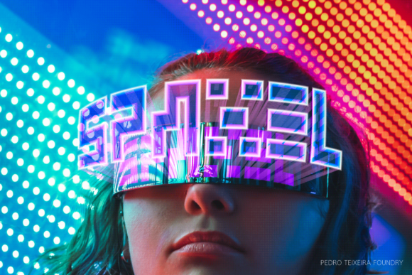 Spaxel: The Retro-Futuristic Display Font for Bold Campaigns