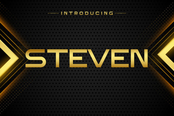 Steven: The Modern Display Font for Scroll-Stopping Campaigns