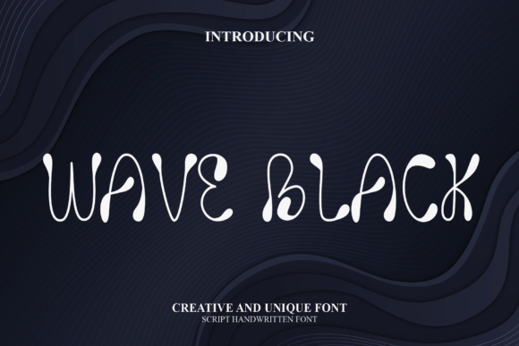Wave Black: The Modern Display Typeface for Bold Digital Brands
