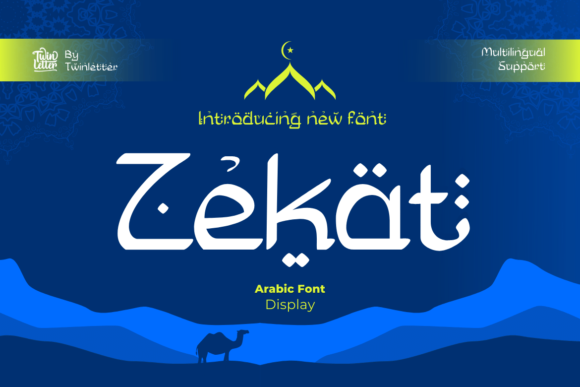 Zekat: The Premium Display Typeface for High-Impact Campaigns